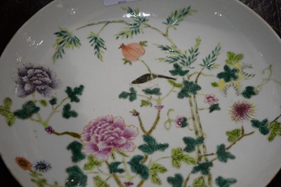 Lot 578 - Chinese famille rose saucer dish