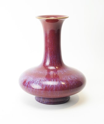 Lot 579 - Chinese Sang de Boeuf vase.