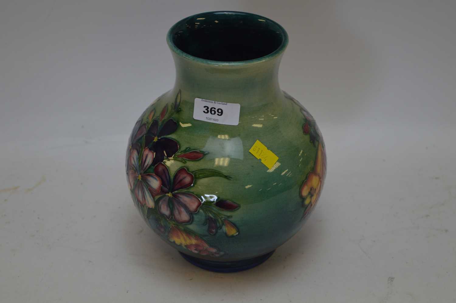 Lot 369 - Moorcroft vase