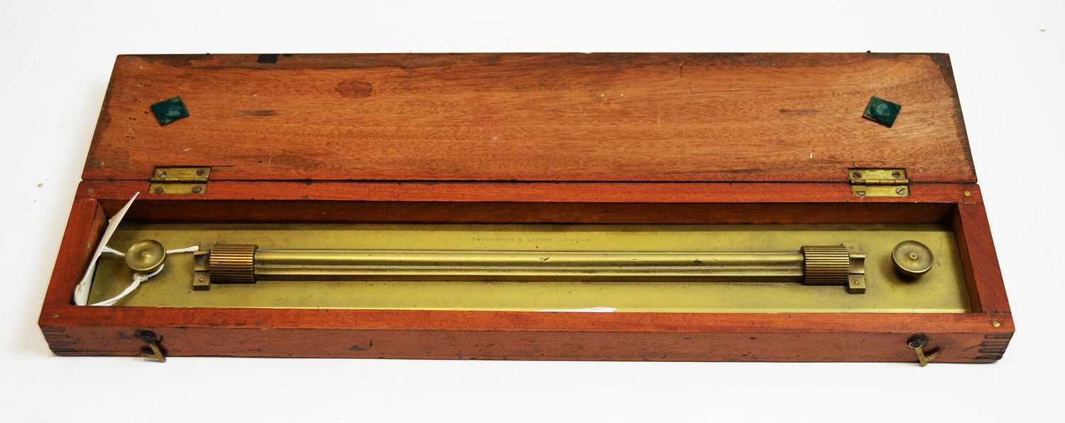 Lot 780 - Two rolling parallel rules in fitted cases.