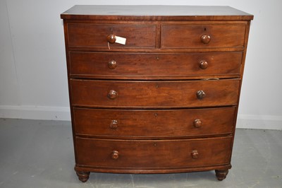 Lot 472 - Victorian mahogany chest