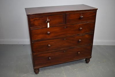 Lot 460 - Victorian mahogany chest of drawers