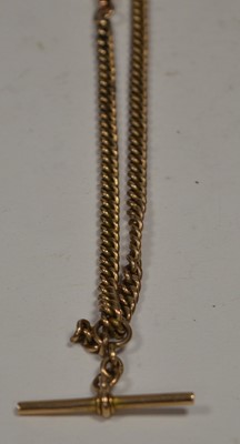 Lot 33 - 9ct yellow gold watch chain