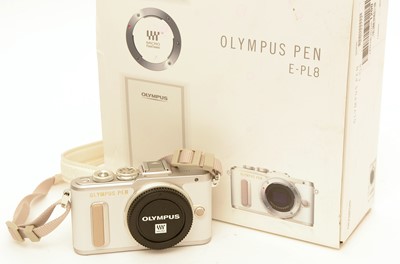 Lot 241 - Olympus Pen E-PL8 in box.