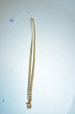 Lot 69 - 9ct gold curb link necklace