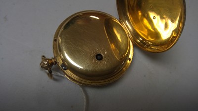 Lot 191 - 18ct gold pocket watch