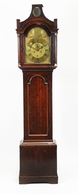 Lot 756 - Branson, Hull - an eight-day oak longcase clock