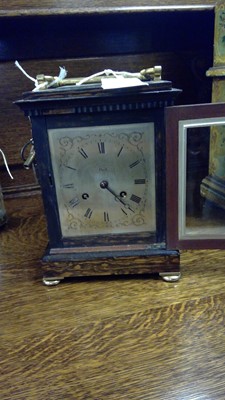 Lot 426 - A mantel clock; and a carriage clock.