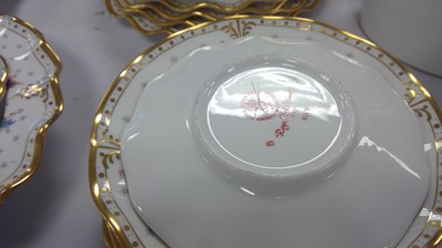 Lot 348 - Royal Crown Derby 'Royal Antionette' tea/coffee/dinner items