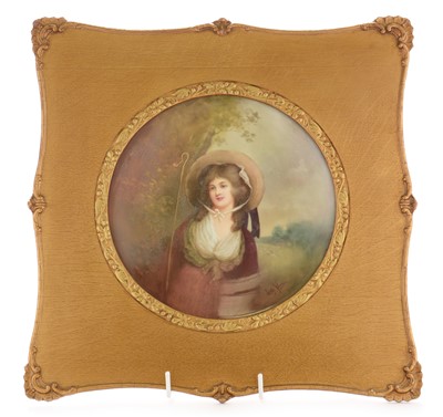 Lot 531 - Bishop and Stonier plate by Leslie Johnson