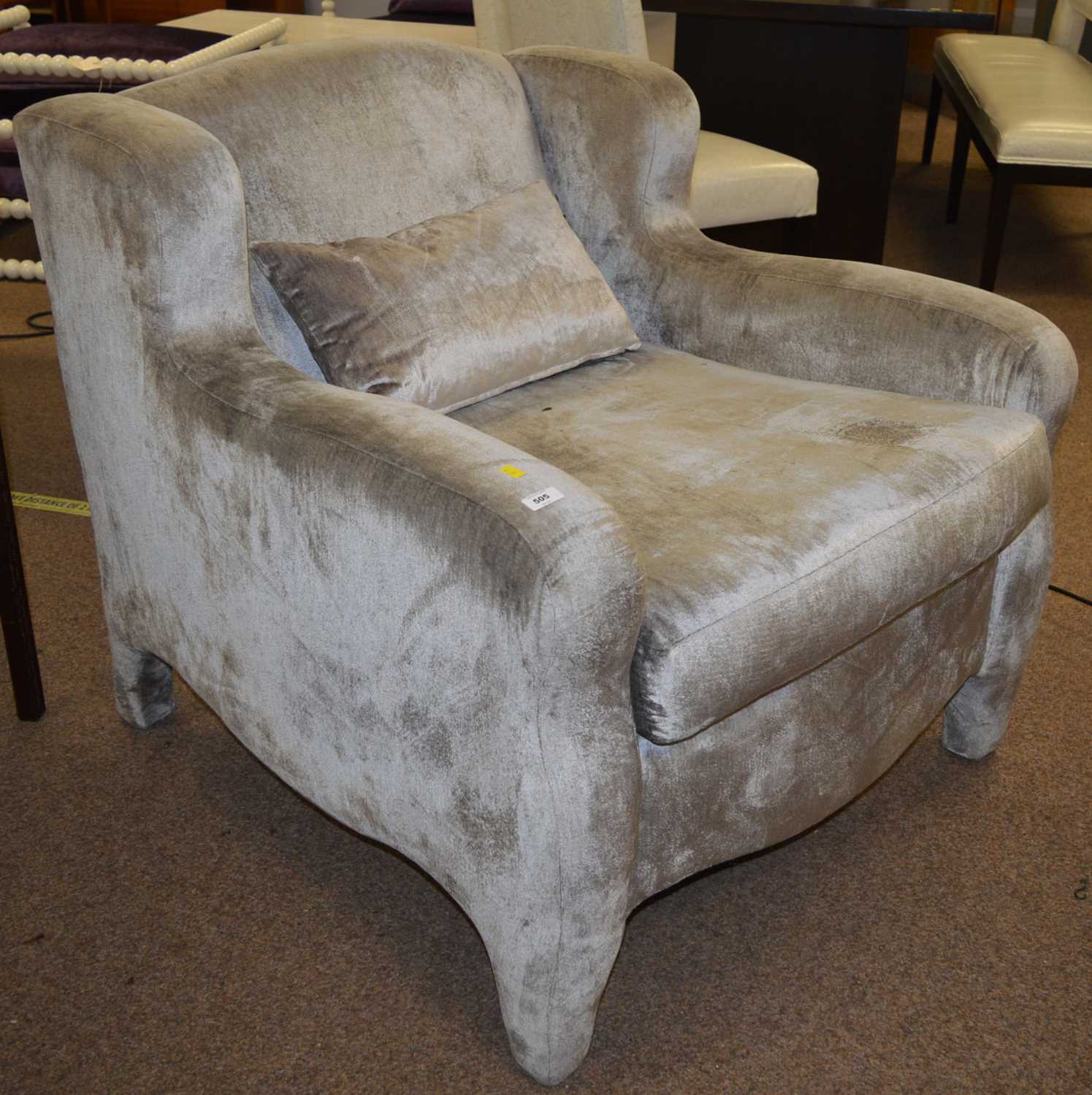 Lot 505 - Wychwood Design easy chair supplied for an early project by Fiona Barratt Interiors