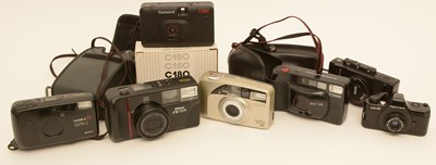 Lot 937 - Seven compact cameras.