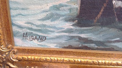 Lot 871 - Geoffrey Huband - oil on canvas board