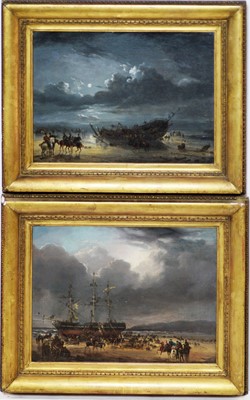 Lot 499 - Manner of Philippe de Loutherbourg - oils.