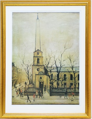 Lot 456 - Laurence Stephen Lowry - colour photolithograph.