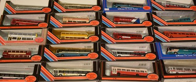 Lot 1127 - Twenty 1:76 scale Exclusive first editions (EFE) diecast model buses, boxed.