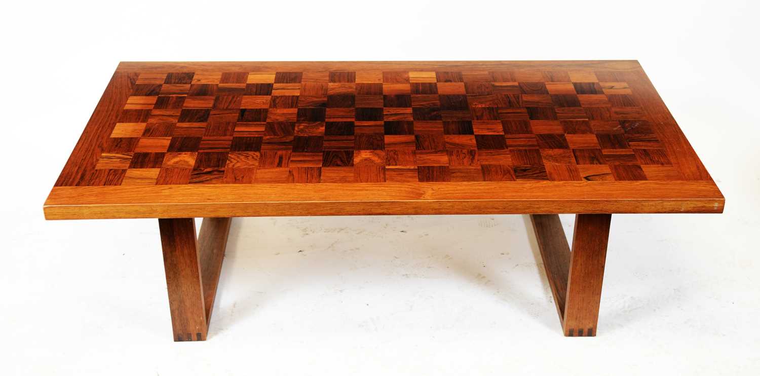 Lot 76 - C.F France - Brazilian rosewood coffee table
