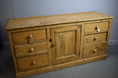 Lot 453 - 19th Century pine dresser base