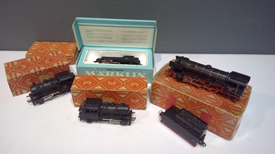 Lot 1158 - Marklin trains and rolling stock.