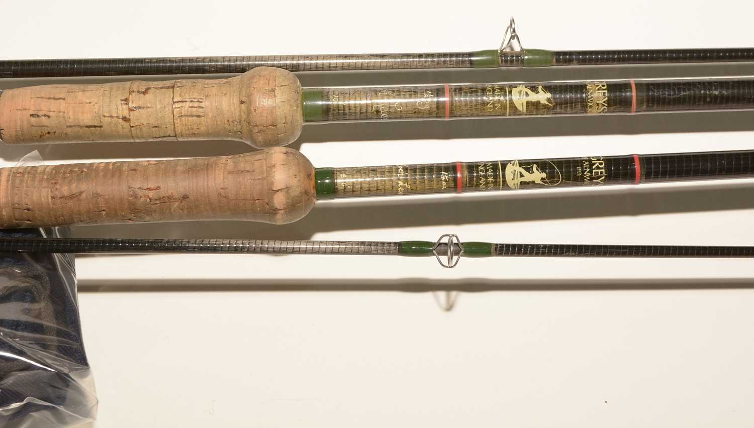 Lot 674 - Two Greys of Alnwick spinning rods.