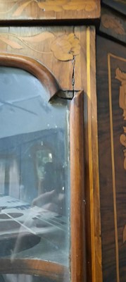 Lot 825 - 19th Century Dutch marquetry china cabinet