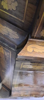 Lot 825 - 19th Century Dutch marquetry china cabinet