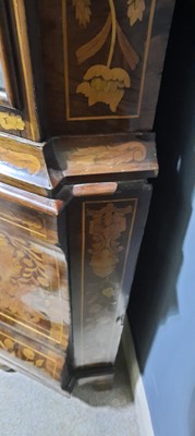 Lot 825 - 19th Century Dutch marquetry china cabinet