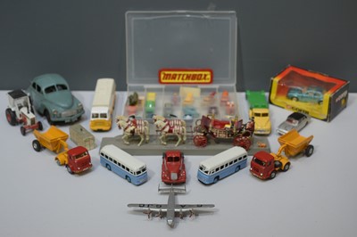 Lot 1270 - Diecast vehicles, etc., by Lesney, Dinky, Corgi and Joal.
