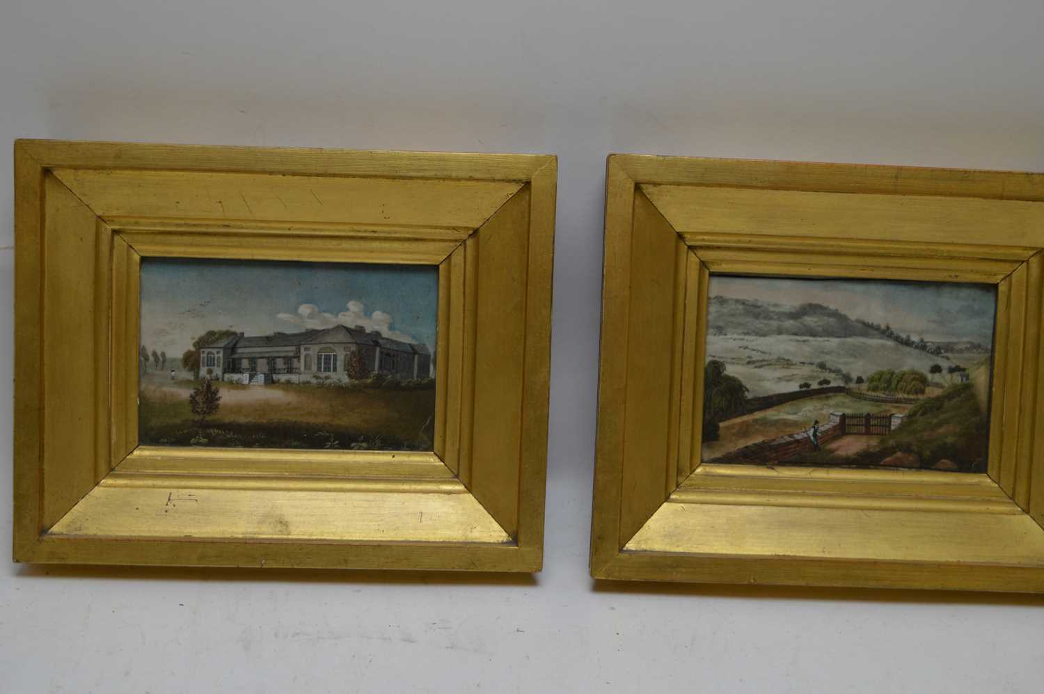 Lot 274 - Pair of small 19th Century oils.