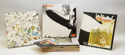 Lot 874 - Led Zeppelin and associated LPs and singles
