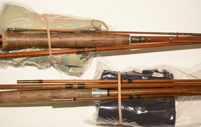 Lot 708 - Two fishing rods.