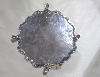 Lot 200 - George II silver salver, by William Beilby and Jonathan Bainbridge