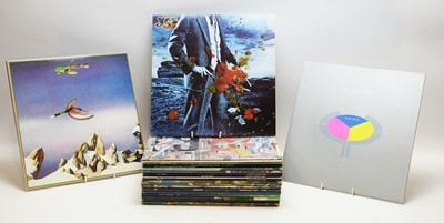 Lot 887 - Yes and Rick Wakeman LPs and singles