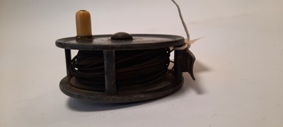 Lot 741 - A Reel and miscellaneous fishing tackle.