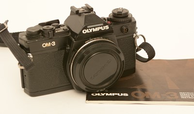 Lot 860 - An Olympus OM-3 camera.