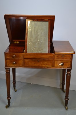Lot 371 - Victorian Mahogany gentleman's dressing table