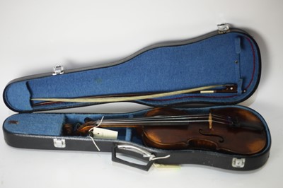 Lot 722 - 19th Century German Violin