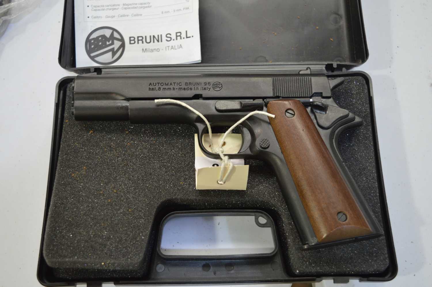 Lot 978 - Bruni Automatic 8mm Colt 911 blank firing pistol