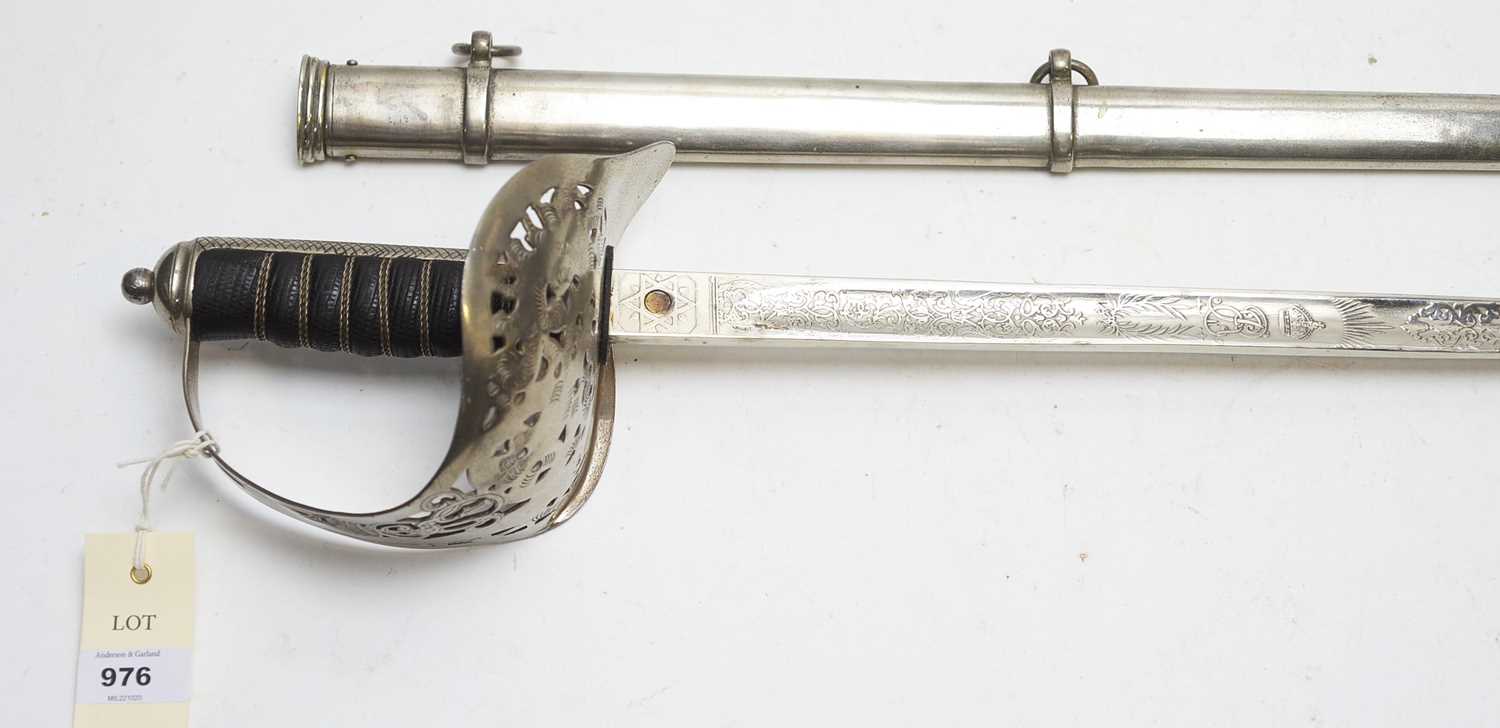 Lot 976 - British 1897 pattern infantry sword