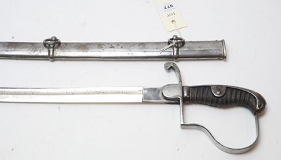 Lot 977 - German Officers sword