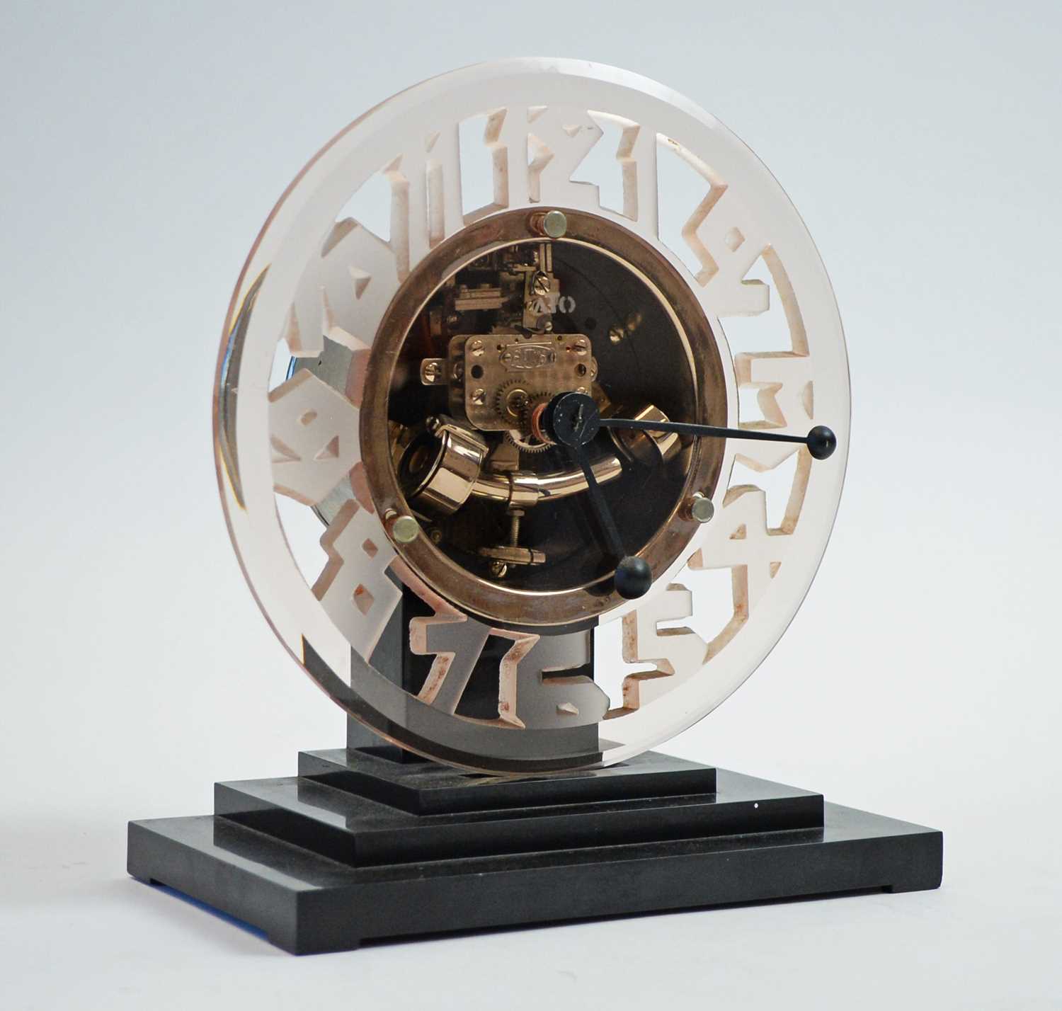 26 - ATO Art Deco mantel clock
