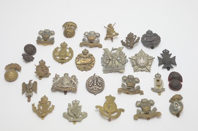 Lot 1020 - Collection of regimental cap badges