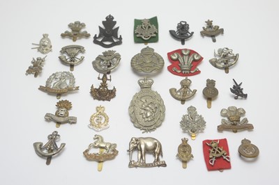 Lot 1008 - Collection of regimental cap badges