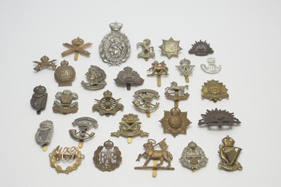 Lot 1009 - Collection of regimental cap badges