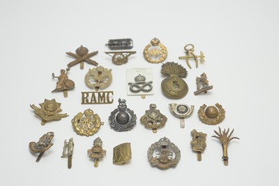 Lot 1010 - Collection of regimental cap badges