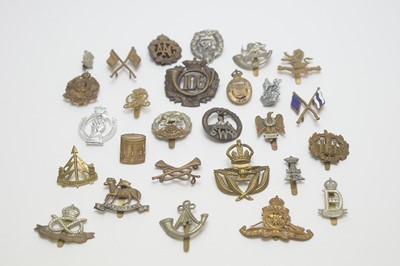 Lot 1011 - Collection of regimental cap badges
