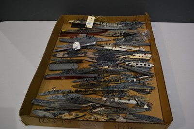 Lot 1181 - Tri-ang Minic, Dinky and other model naval ships etc.