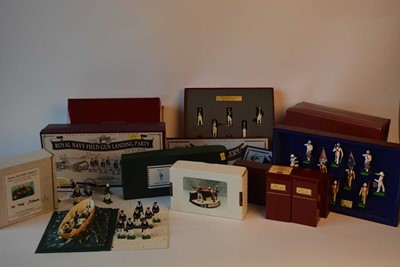 Lot 1163 - Boxed Military figures by Asset, W. Britain, Fairview designs and Colemans.