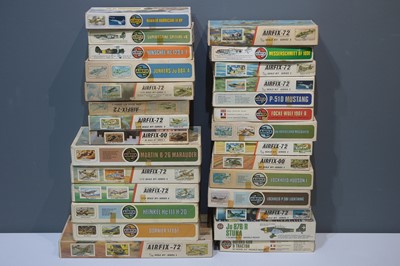 Lot 1261 - Airfix 1:72 Scale boxed model construction kits(28)