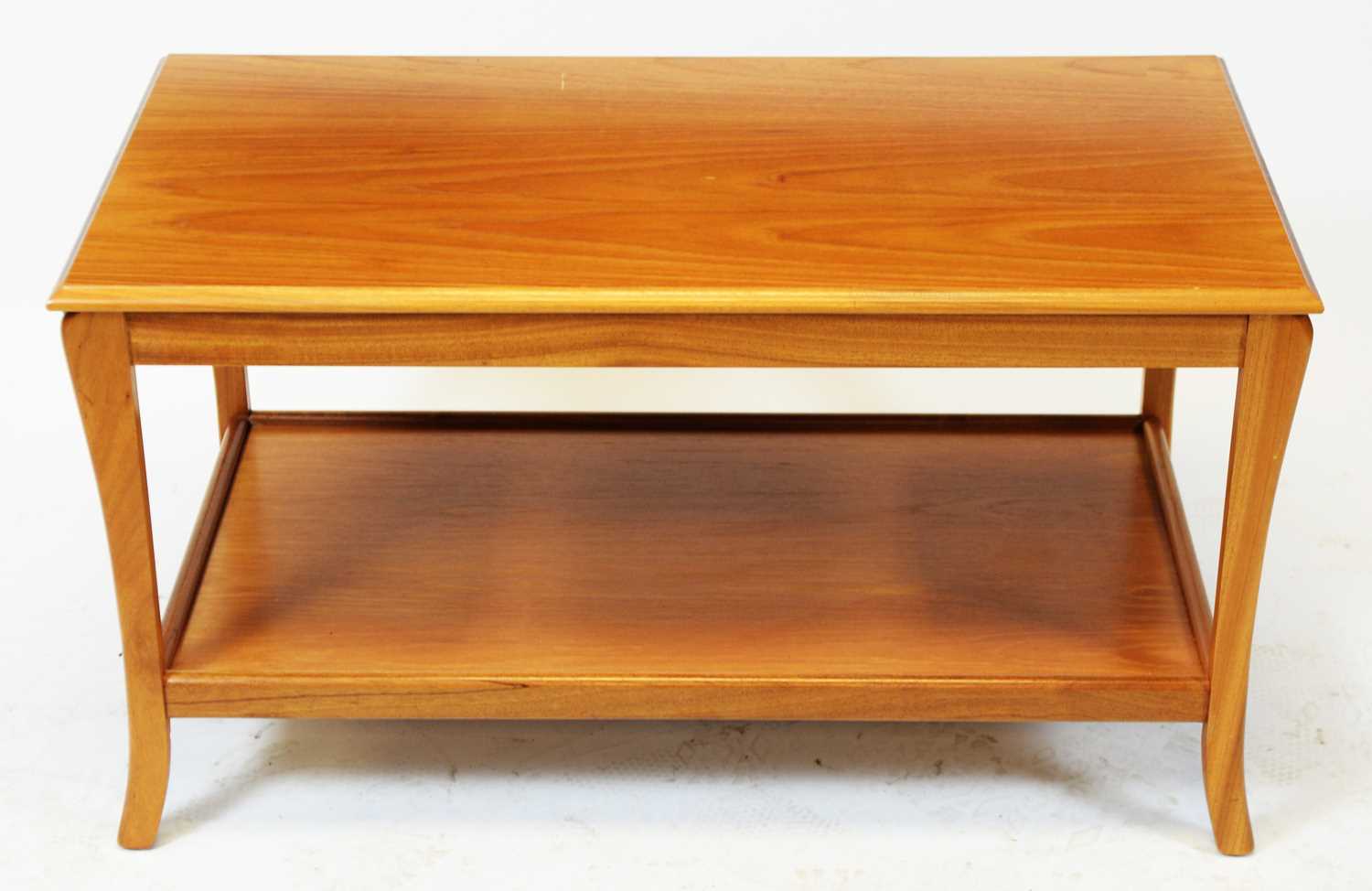 Lot 83 - 20th Century two-tier teak coffee table